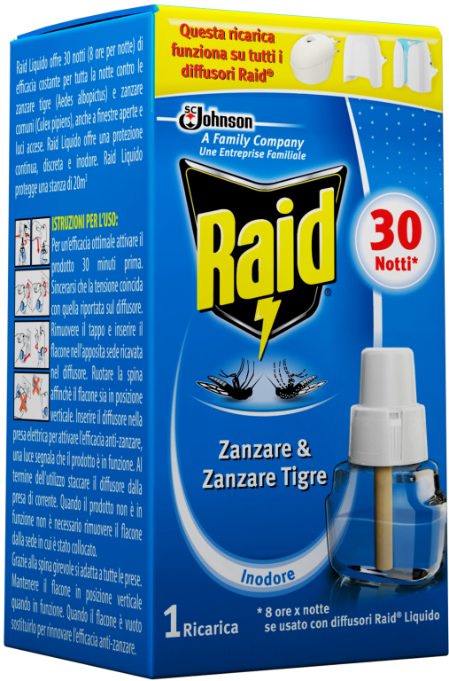 raid liquid refill 30 nights ml.21